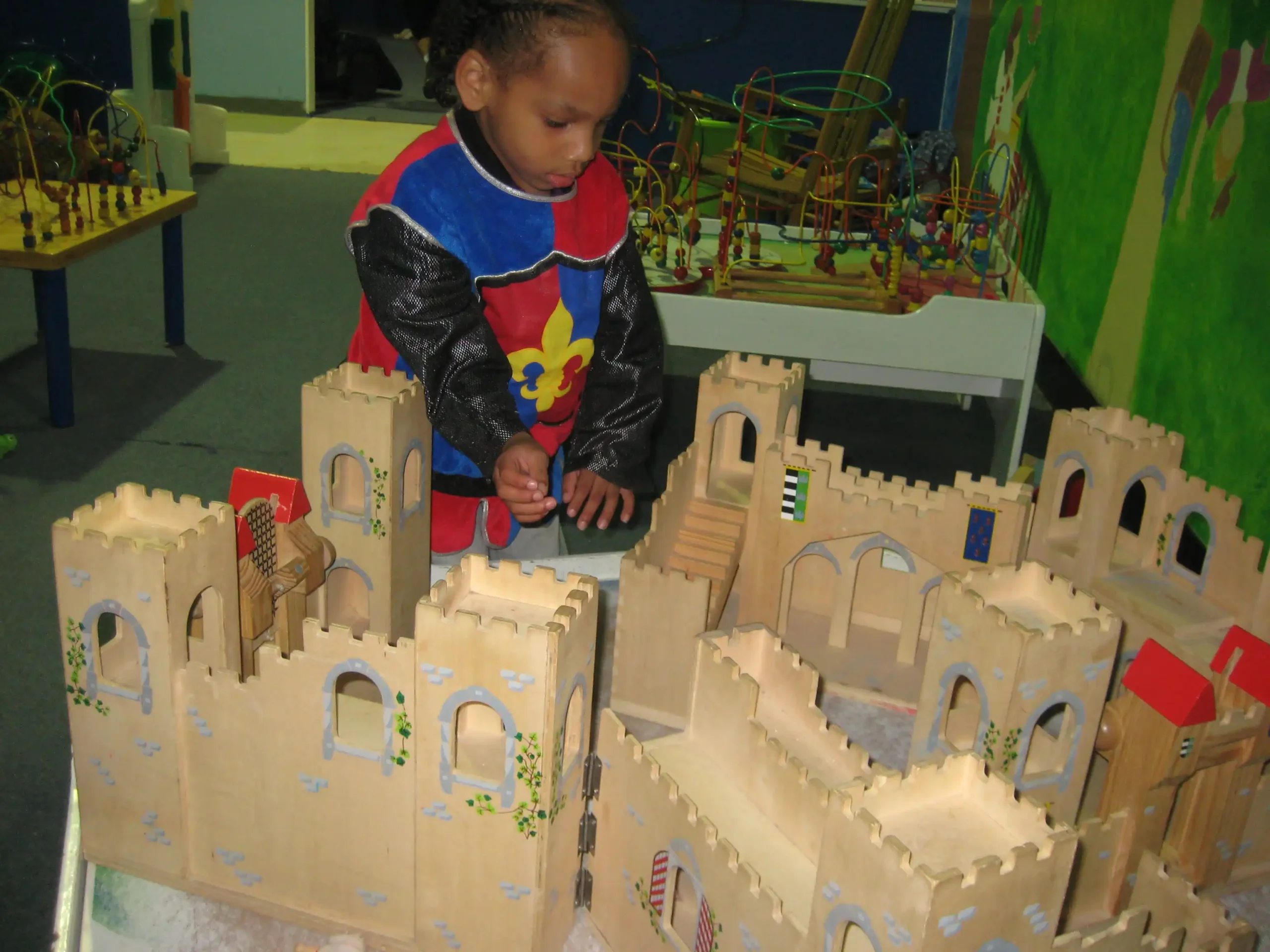 Young children learning through play and storytelling